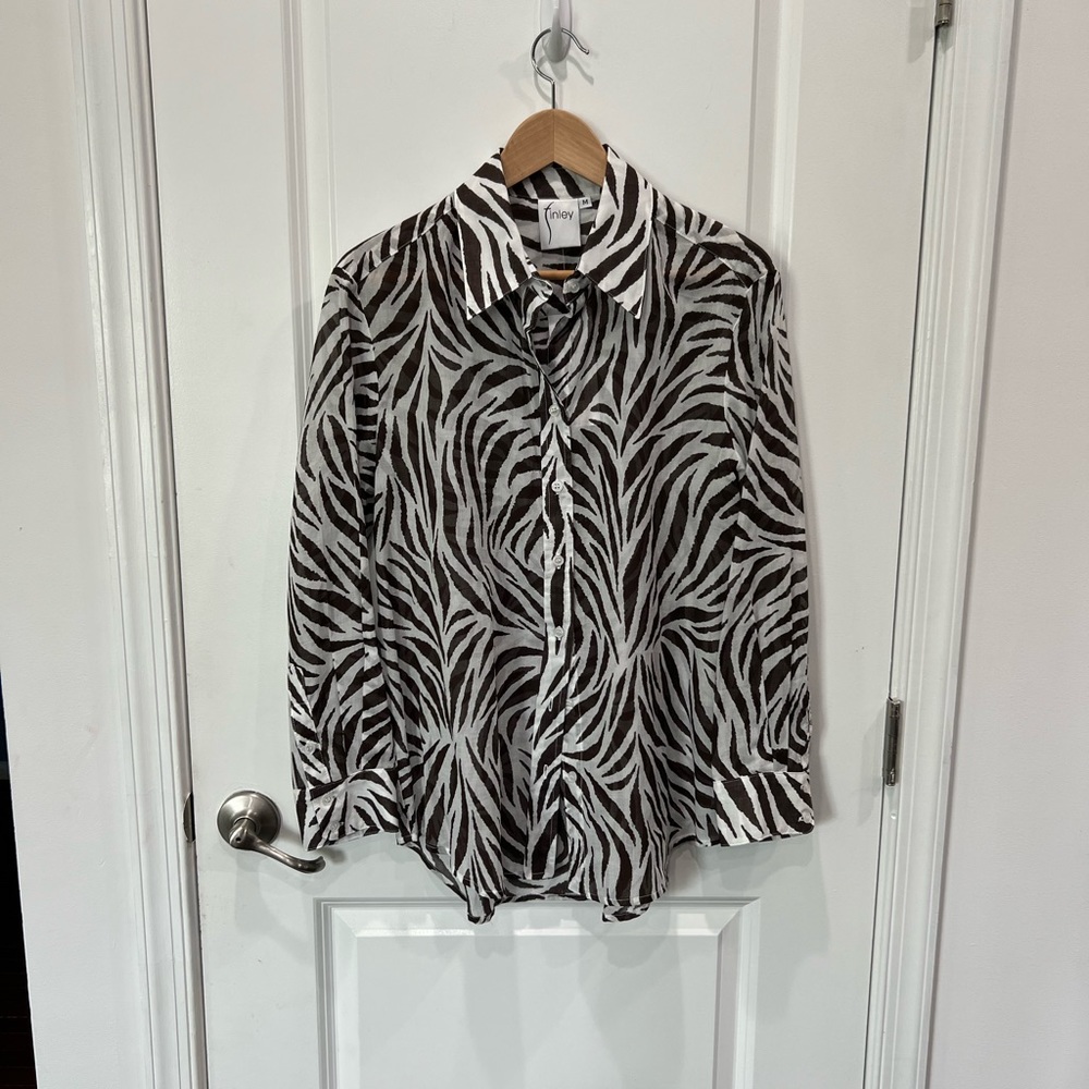 NWT Finley Shirts

Trapeze Top Brown Zebra